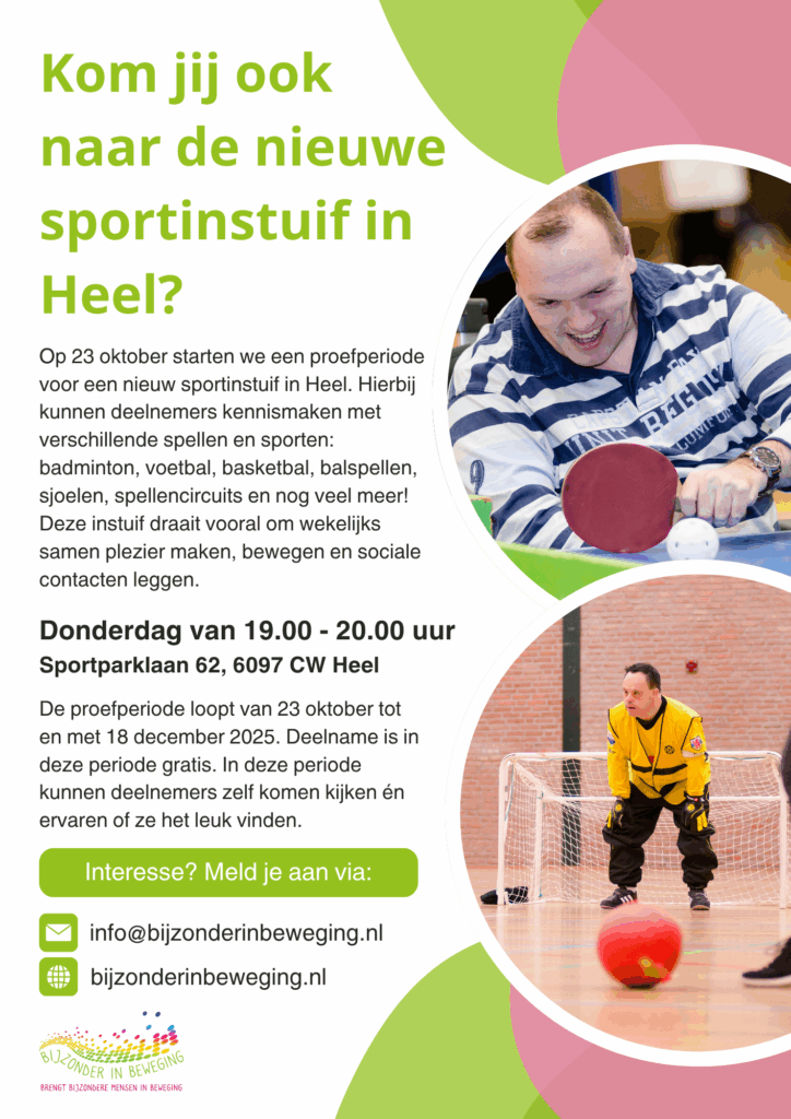 BIB - Flyer Sportinstuif Heel